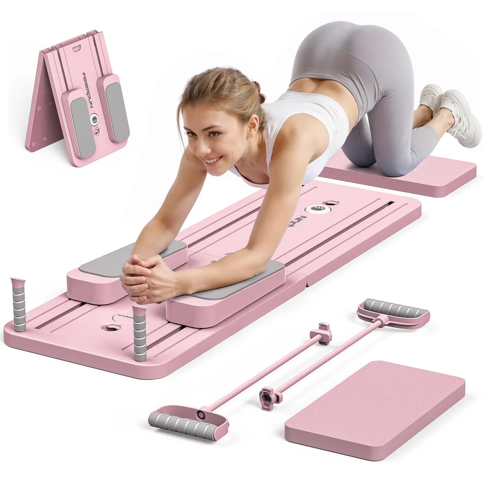 Pilates & Yoga Reversible Mockneck Sweatshirt - لوح بيلاتس قابل للطي متعدد الوظائف