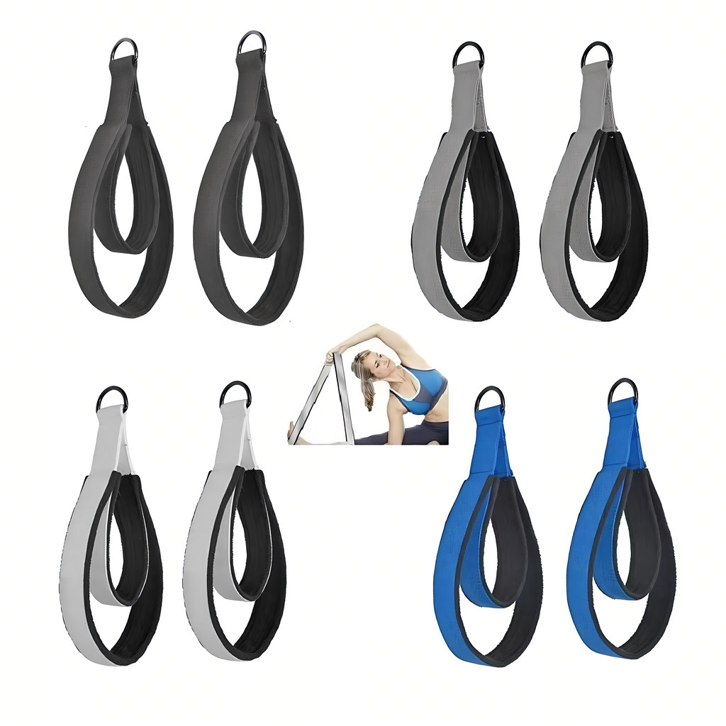 Pilates Ring Magic - حزام مطاطي مزدوج الحلقات لتمارين اليوغا
