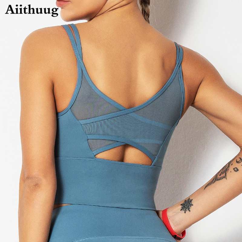 Pilates Yoga Top - Aiithuug صدريّة ممارسة اليوغا اللياقة البدنية