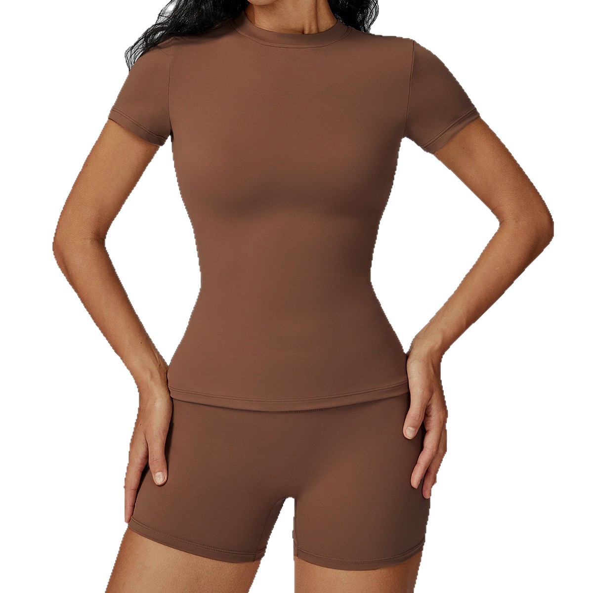 Pilates & Yoga Reversible Mockneck Sweatshirt - بدلة رياضية نسائية 2025 جديدة للصيف،