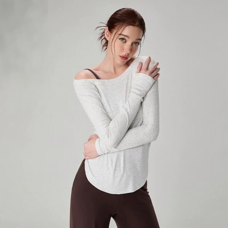 تيشيرت يوغا نسائي بأكمام طويلة - مراجعة Pilates Yoga Top وسعره