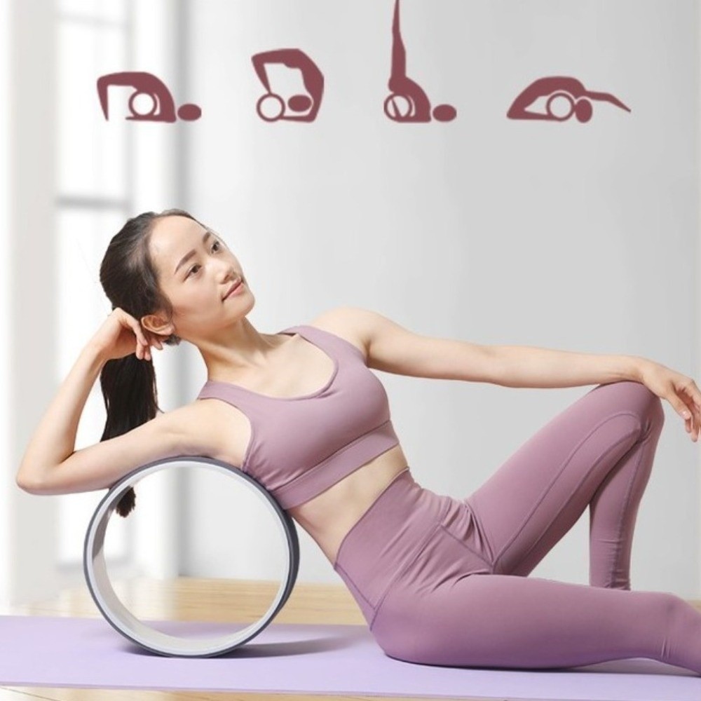 تدليك العضلات عجلة اليوغا متعد - مراجعة Pilates Yoga Roller وسعره