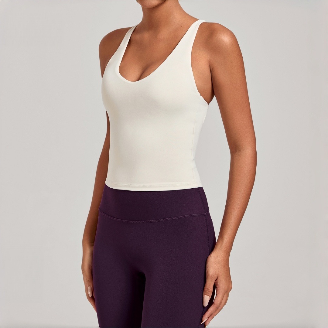 صدرية يوغا نسائية جديدة بحمالا - مراجعة Pilates Yoga Top وسعره